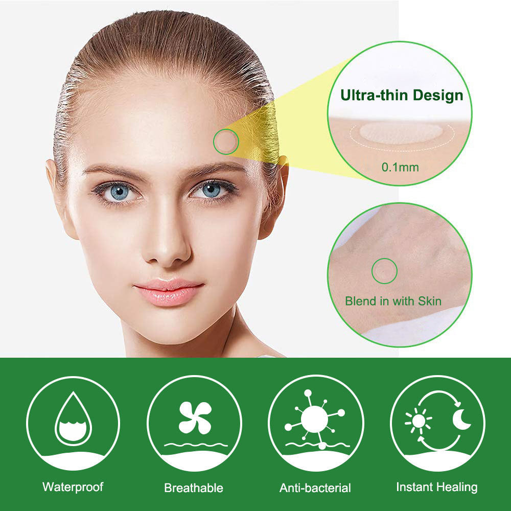 Invisible Acne Patches – Hydrocolloid Pimple Patches for Fast Healing & Spot Protection
