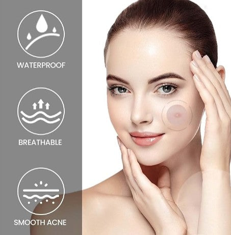 Acne Cover Patch- Hydrocolloid Acne Cover for Fast Healing, Invisible & Anti-Scar