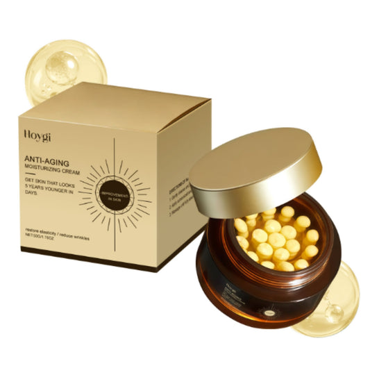 Retinol Capsule Moisturizing Cream – Anti-Aging Night Cream for Wrinkles, Hydration & Brightening