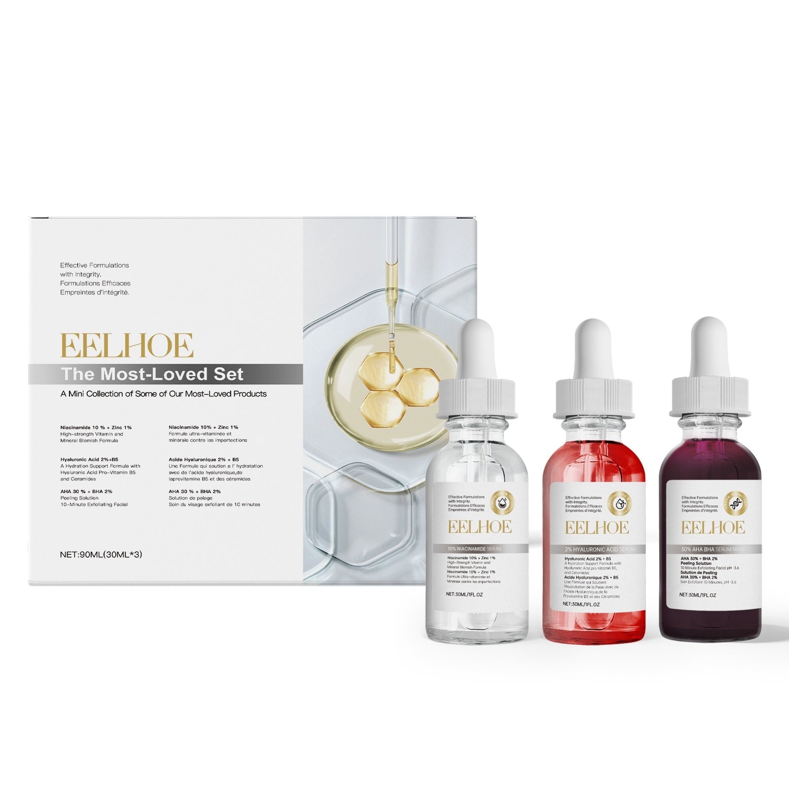 acne treatment skincare set
salicylic acid niacinamide skincare kit
acne solution set for clear skin
skincare set for acne and dark spots