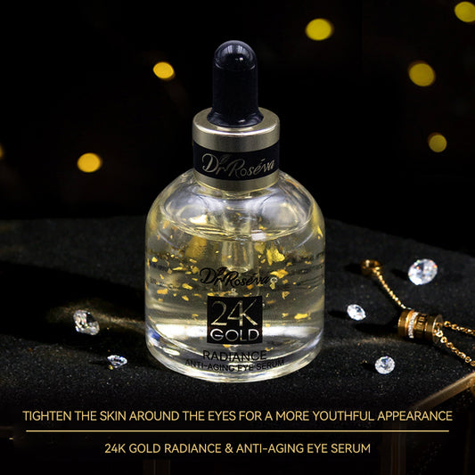 24K Gold Anti-Aging Eye Serum – Dark Circles, Puffiness & Wrinkle Repair (DR Formula)